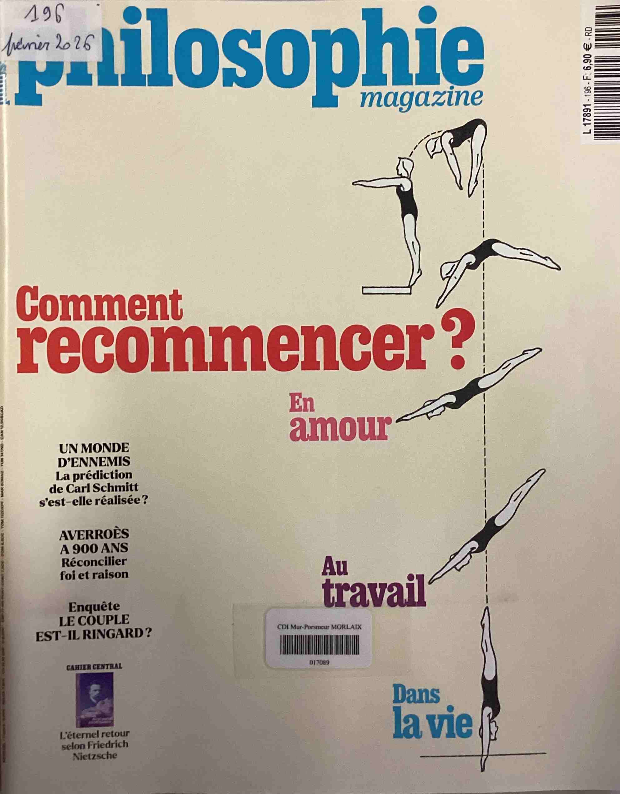 Philosophie magazine, février 2026, n°196 Philosophie magazine