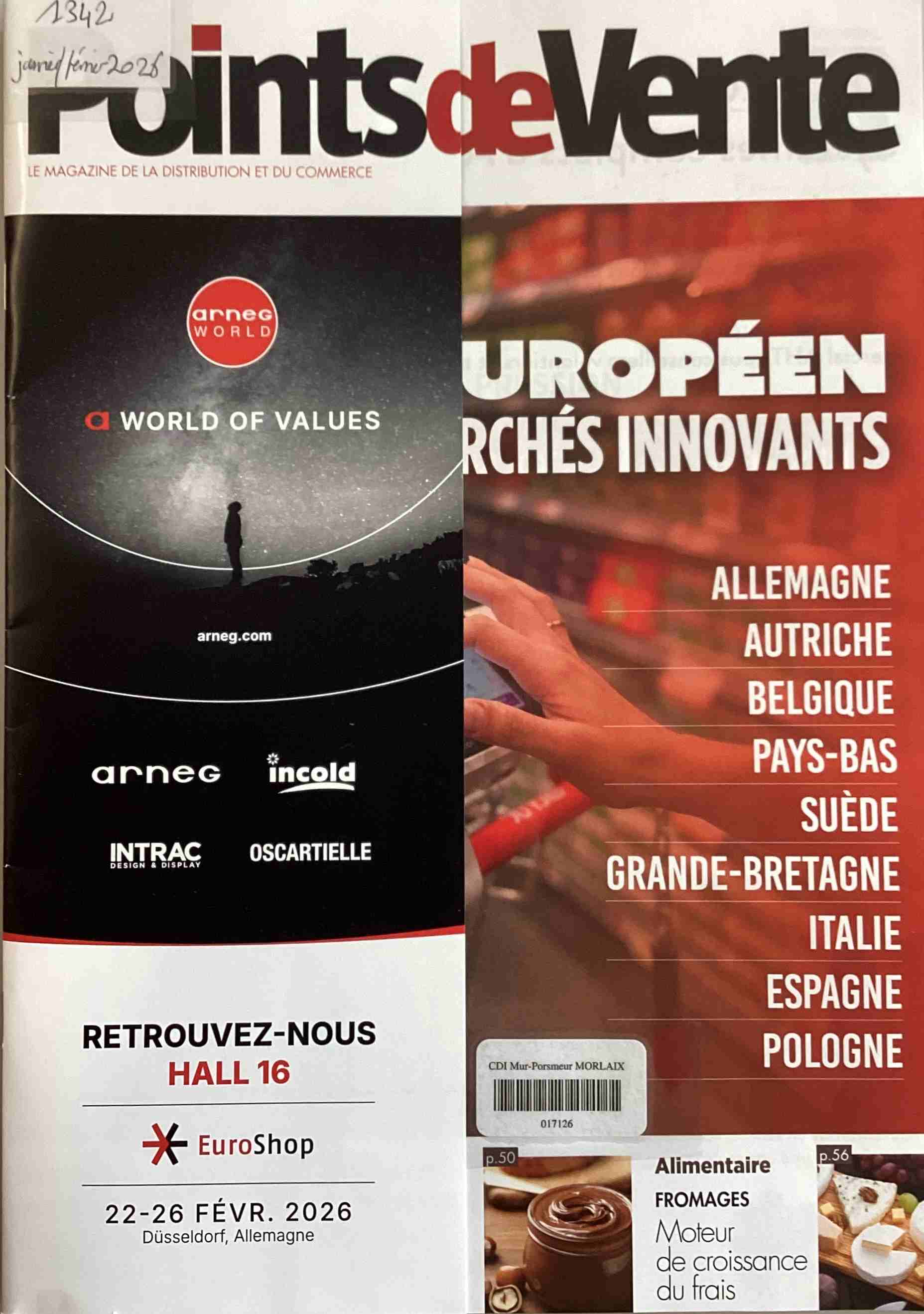 Points de vente, février 2026, n°1342 Points de vente