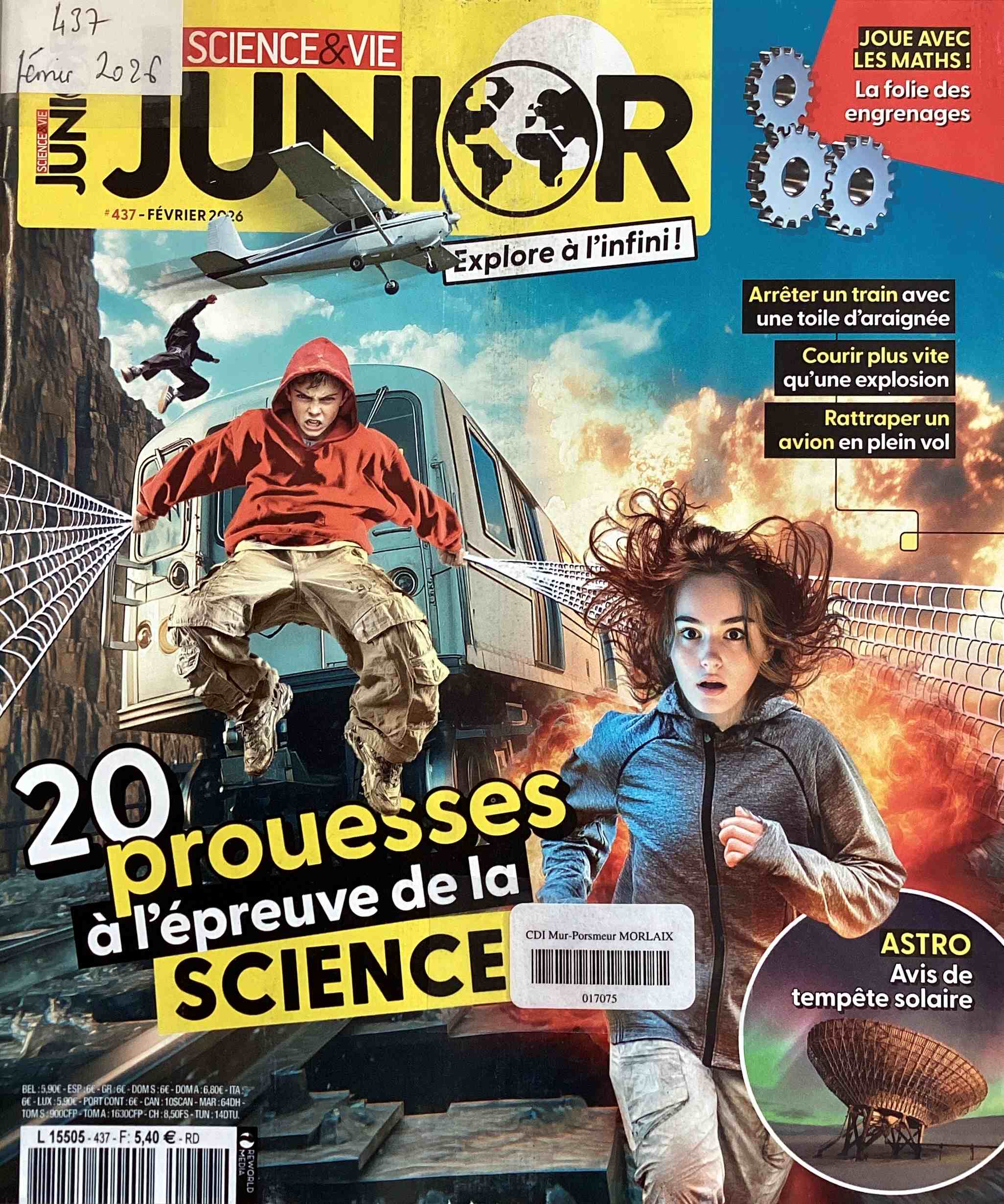 Science et Vie junior, février 2026, n°437 Science et Vie Junior