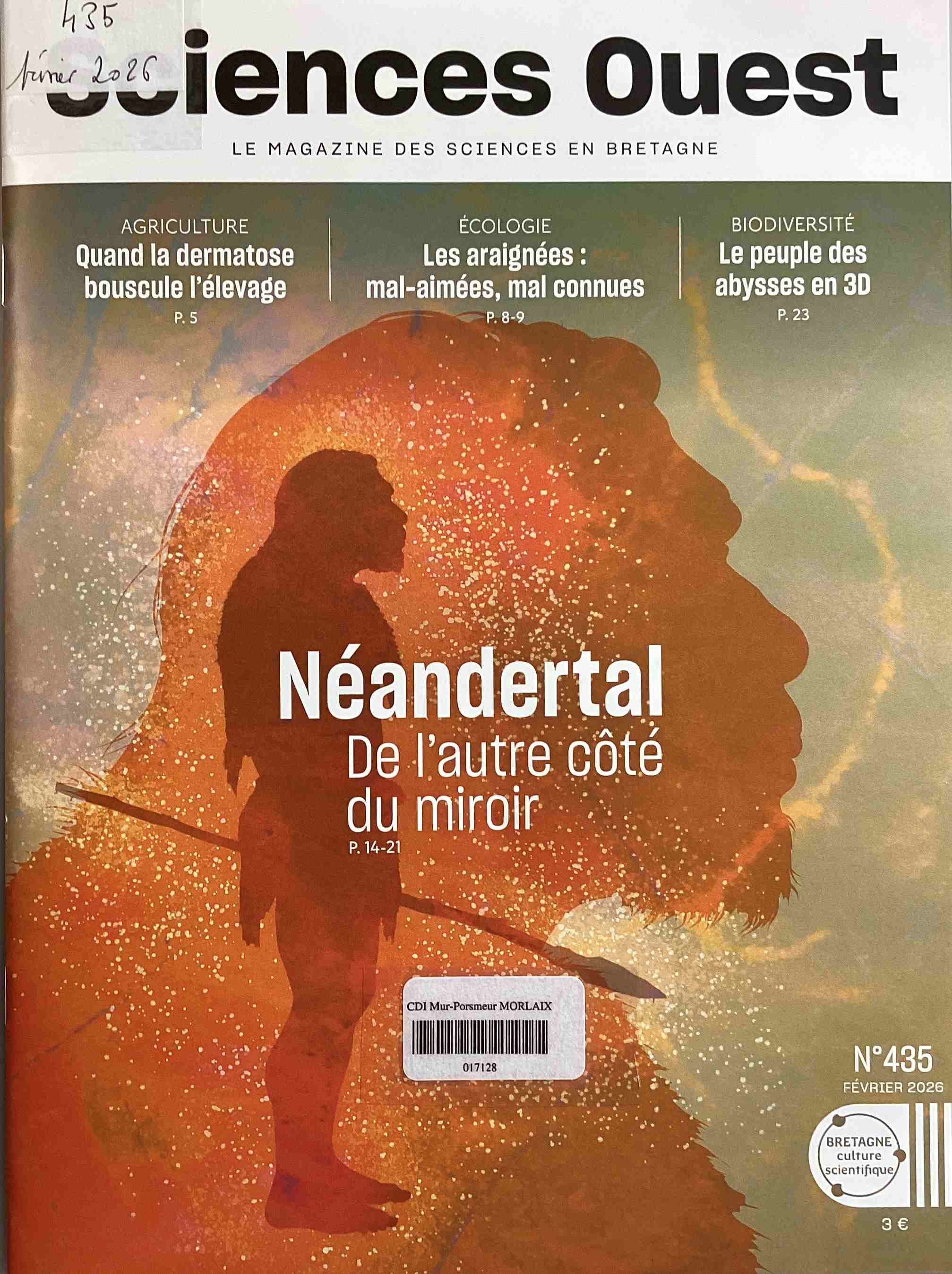 Sciences ouest, février 2026, n°435 Sciences Ouest