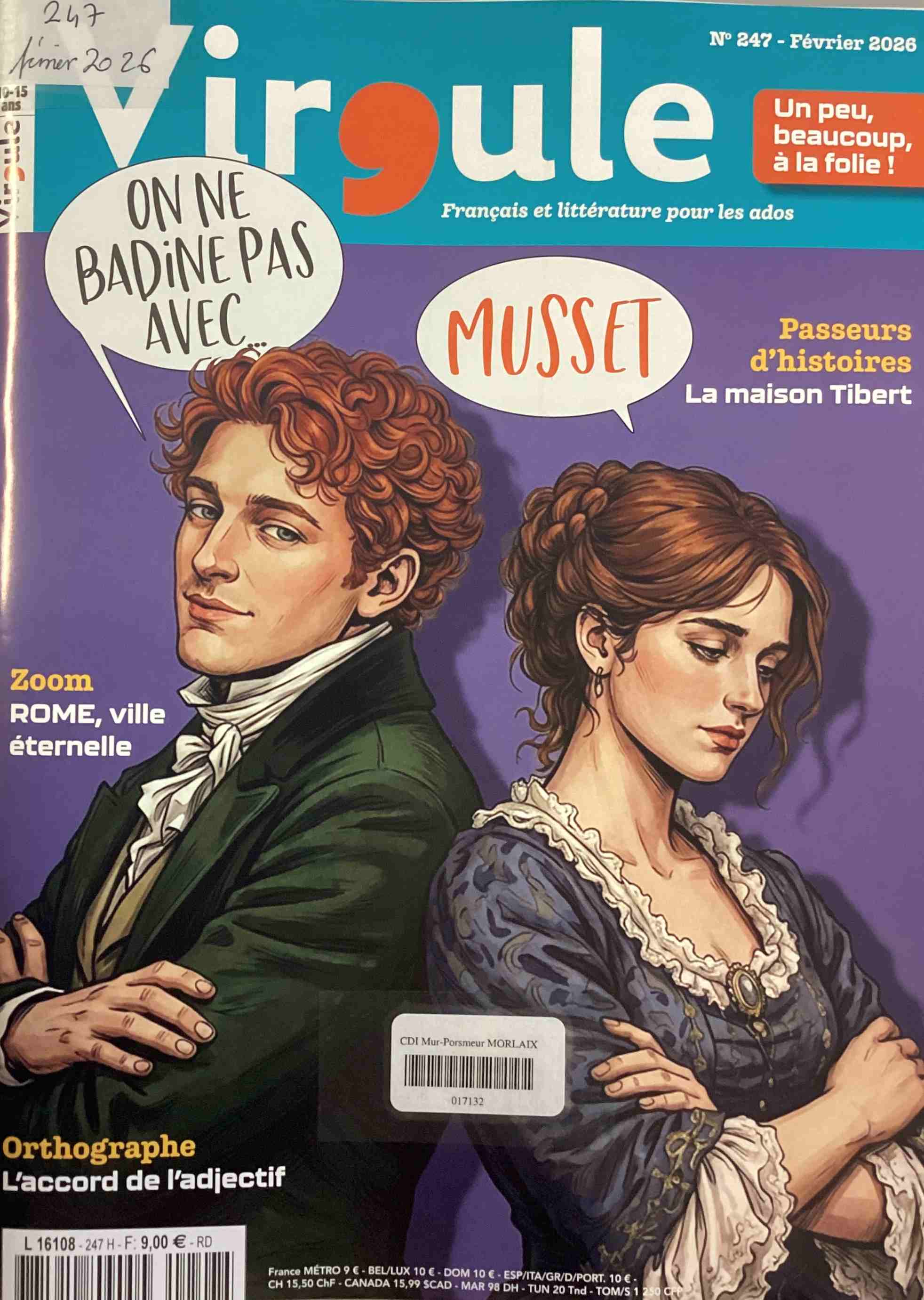 Virgule, février 2026, n°247 Virgule