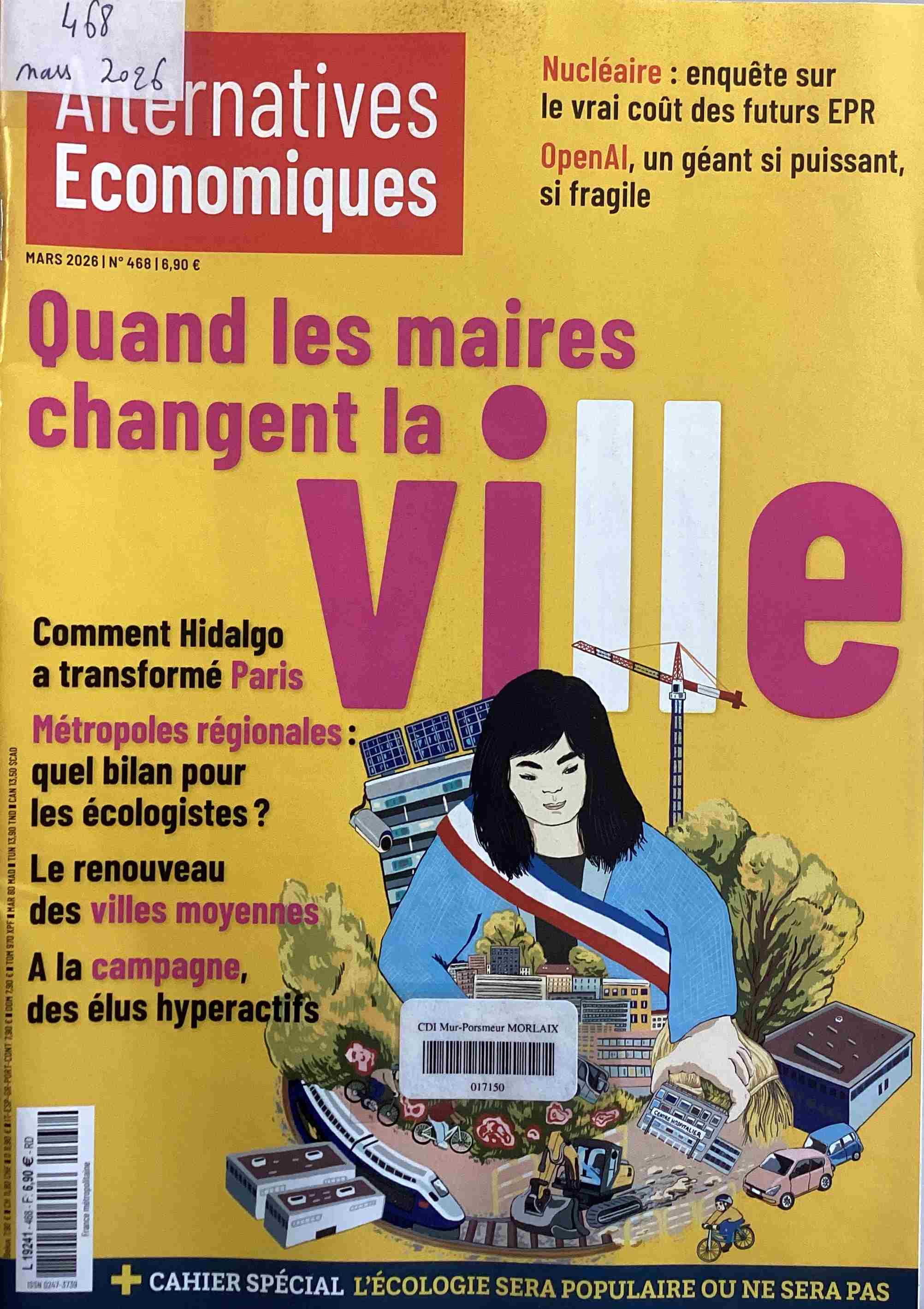 Alternatives Economiques, mars 2026, n°468 Alternatives Economiques