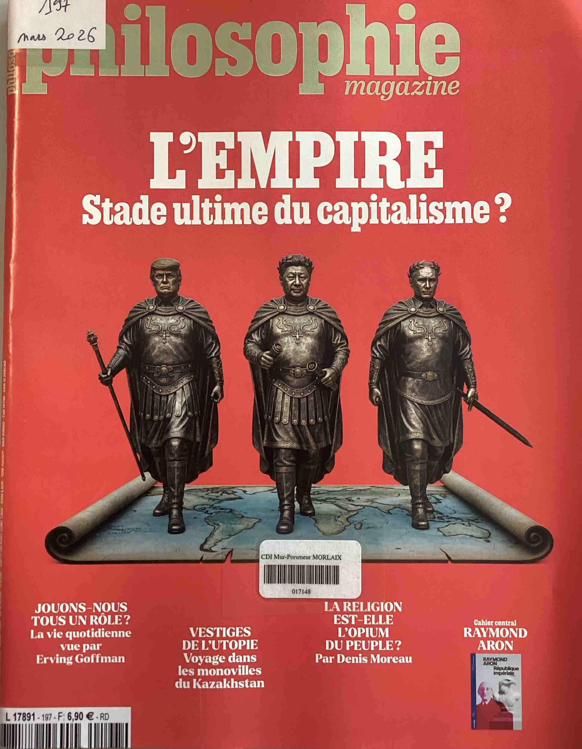 Philosophie magazine, mars 2026, n°197 Philosophie magazine
