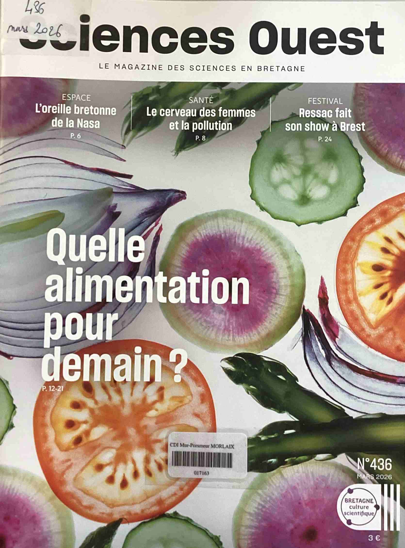 Sciences ouest, mars 2026, n°436 Sciences Ouest