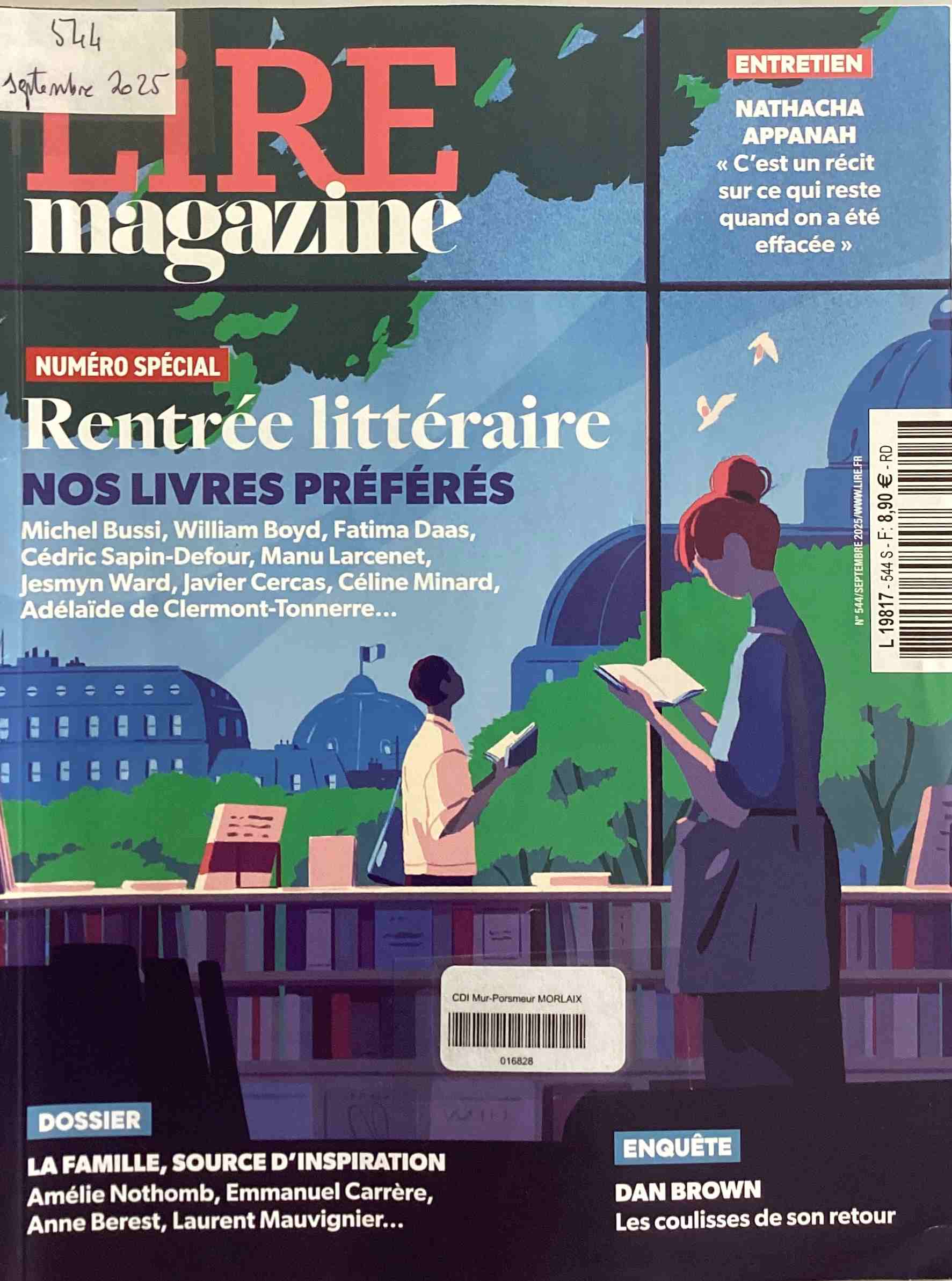 Lire magazine, septembre 2025, n°5434 Lire magazine
