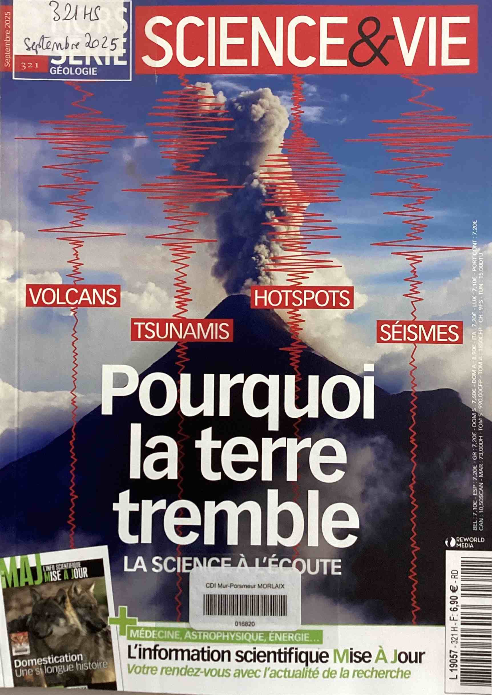 Science et Vie, septembre 2025, n°321HS Science et Vie