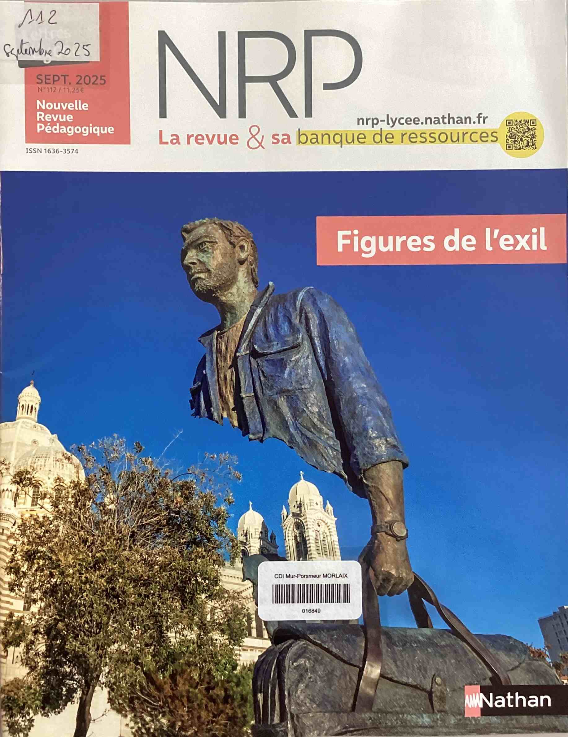 NRP Lycée, septembre 2025, n°112 NRP Lycée
