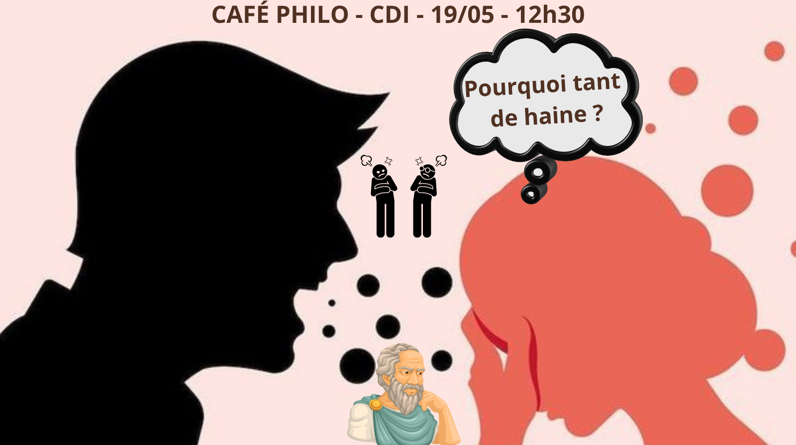Affiche café philo